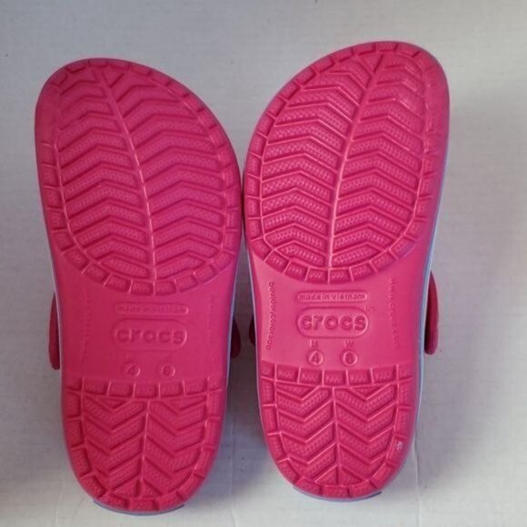 CROCS Candy Pink Bluebell Shoes Women's WOMAN'S 6 Relaxed Fit NWT - Picture 8 of 16